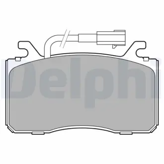 Передние тормозные колодки delphi LP3435