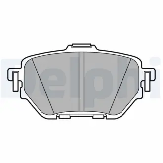 DELPHI TOYOTA Колодки гальмівні задні COROLLA 1.2-2.0H 10.18- Delphi LP3636