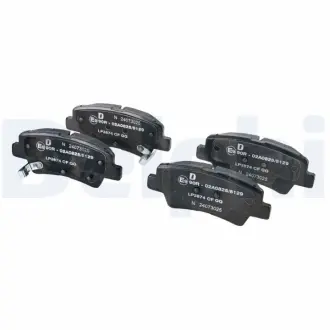 DELPHI HYUNDAI Колодки гальм. задн. KONA 1.6 18-, KIA delphi LP3874