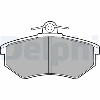 Передні тормозні (гальмівні) колодки Delphi LP424