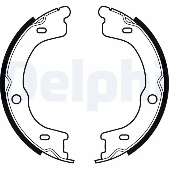 Колодки ручного (стоячого) тормоза delphi LS2048
