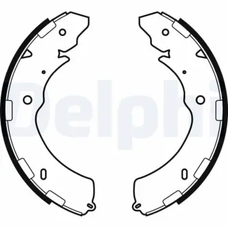 Колодки ручного (стоячого) тормоза delphi LS2064