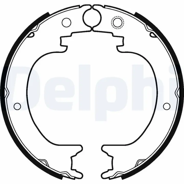 Колодки ручного (стоячого) тормоза delphi LS2121
