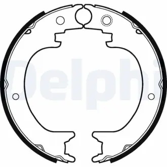Колодки ручного (стоячого) тормоза delphi LS2121