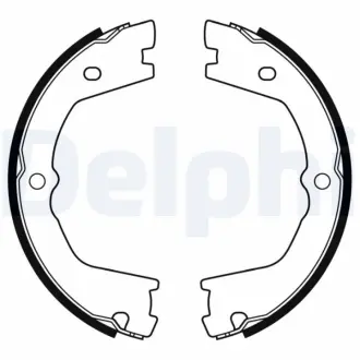 Колодки ручного (стоячого) гальма Delphi LS2178