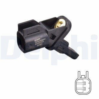 Датчик ABS переднiй delphi SS20743 на Форд Grand C-Max