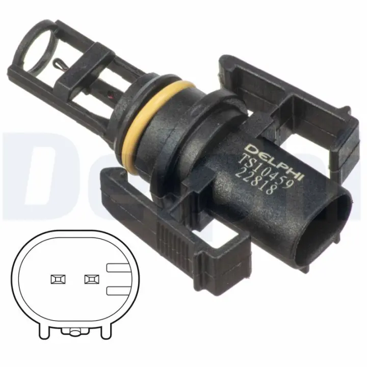 Датчик температури повітря delphi TS10459
