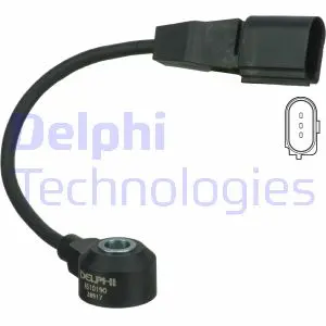 DELPHI AUDI датчик детонації A3 1.8, SEAT TOLEDO II 1.8 delphi AS10190 Сеат Леон