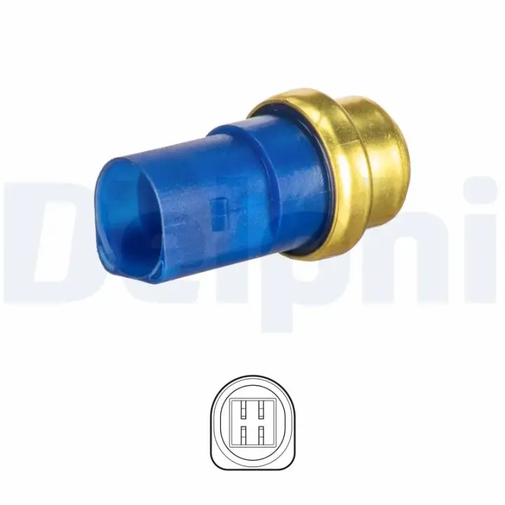 DELPHI AUDI Датчик включения вентилятора A4/6,Passat,Skoda delphi TS10480