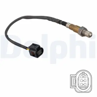 DELPHI BMW Кисневий датчик (лямбда-зонд) 1 (F20), 3 (F30, F80), 7 (F01, F02, F03, F04), MINI, ROLLS-ROYCE delphi ES2118012B1 Бмв F30