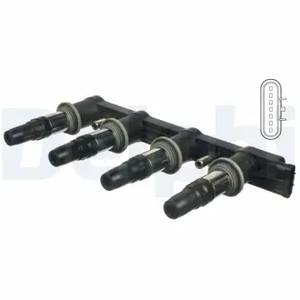 DELPHI CHEVROLET Катушка зажигания Cruze 1.6 delphi CE0184012B1A