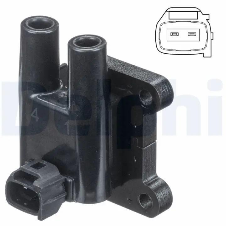 DELPHI CHEVROLET котушка запалювання Lacetti, Nubira 05-,Hyundai Accent II 00-,Getz 03- delphi GN1084012B1