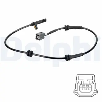 DELPHI датчик ABS передній NISSAN QASHQAI 13- delphi SS20796 Рено Kaleos