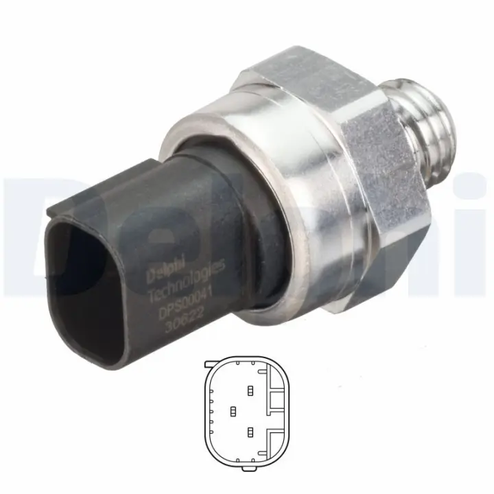 DELPHI DB датчик тиску ВГ E-CLASS (W212) E 250 CDI / BLUETEC 4-MATIC (212.082, 212.097) delphi DPS00041-12B1