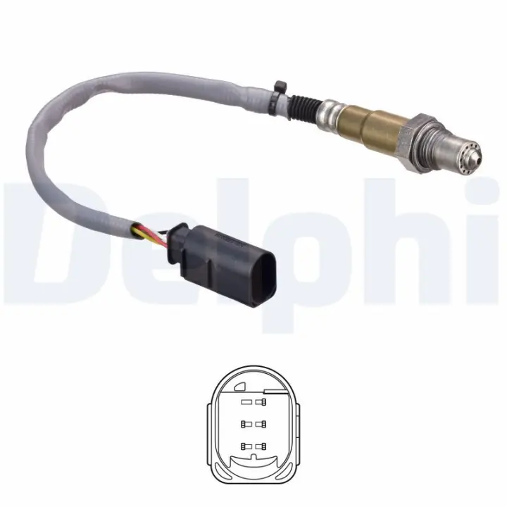 DELPHI DB Лямбда-зонд (5 конт.) Sprinter 09- delphi ES2113312B1