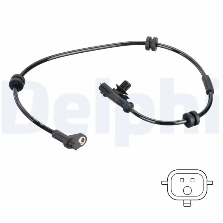 DELPHI FORD Датчик ABS B-MAX 1.0-1.6 12- delphi SS20766