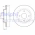 DELPHI FORD Диск гальмівний задній FIESTA VII 1.0 delphi BG4954C