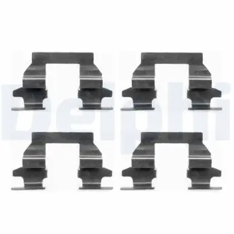 DELPHI К-т. установки гальм. колод. NISSAN QASHQAI 07- Delphi LX0446