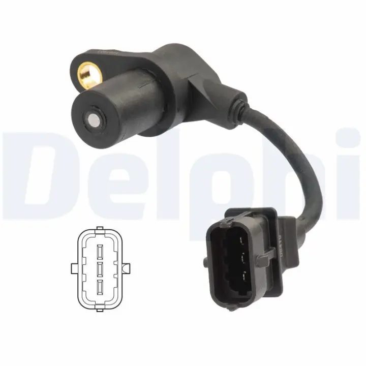 DELPHI KIA Датчик оборотов двигателя SORENTO I (JC) 2.5 CRDi 06-11 Delphi SS11242 (фото 1)