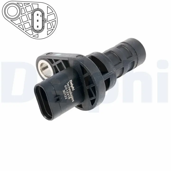 DELPHI LANCIA Датчик імпульсів двиг MUSA 1.4 04-, FIAT delphi SS12316-12B1