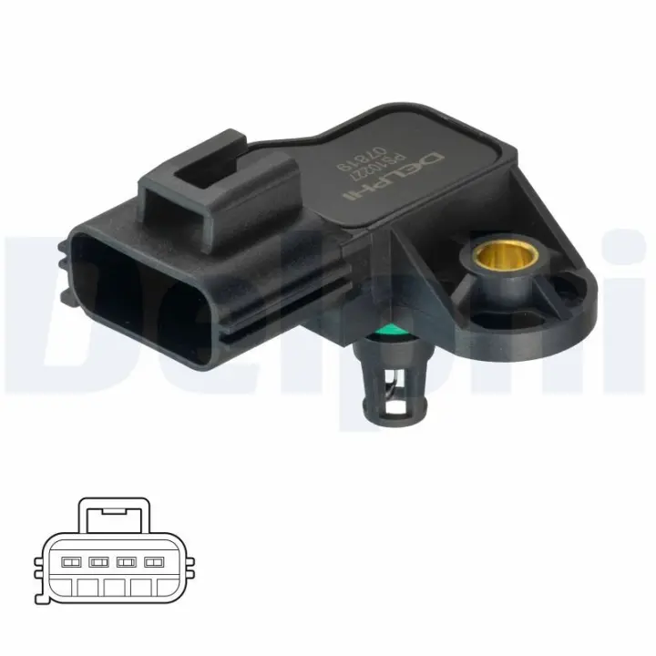 DELPHI MAZDA Датчик тиску CX-7 (ER) 2.3 DISi 06-09 Delphi PS10227 (фото 1)