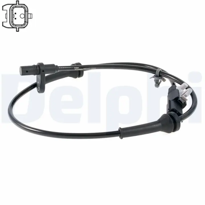 DELPHI NISSAN Датчик ABS лів QASHQAI II 1.2 DIG-T Delphi SS2127712B1 (фото 1)
