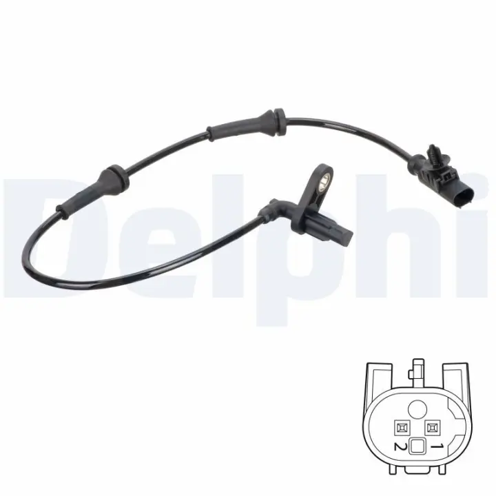 DELPHI NISSAN датчик ABS задн.прав.Note,Micra 02-. delphi SS20788