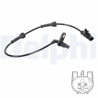 DELPHI NISSAN датчик ABS задн.прав.Note,Micra 02-. delphi SS20788 Ниссан Micra к12