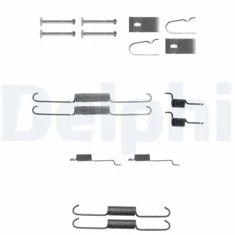 DELPHI NISSAN К-т установочный зад. торм. колодок Allmera 00-, Primera -02 Delphi LY1307