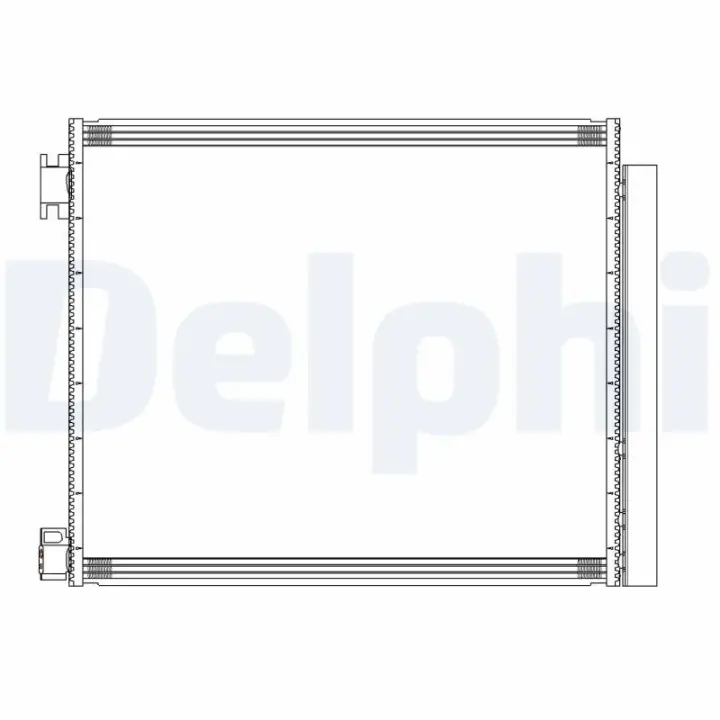 DELPHI NISSAN Радиатор кондиционера Qashqai II,X-Trail 1.2/2.0 13- Delphi CF20313 (фото 1)