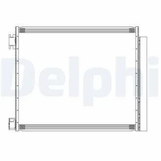 DELPHI NISSAN Радиатор кондиционера Qashqai II,X-Trail 1.2/2.0 13- delphi CF20313
