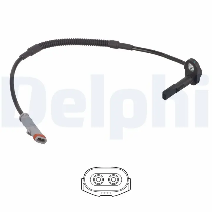 DELPHI OPEL датчик ABS передн. Astra J Delphi SS21252-12B1 (фото 1)