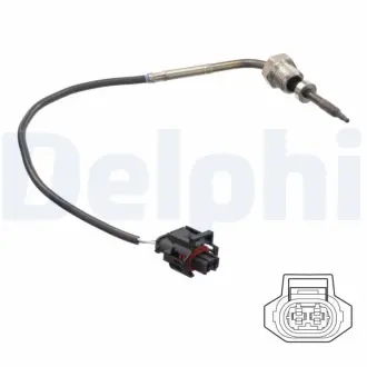DELPHI OPEL Датчик температуры ОГ Antara 2,0CDTI -11, CHEVROLET Captiva 2,0D 06- Delphi TS30148