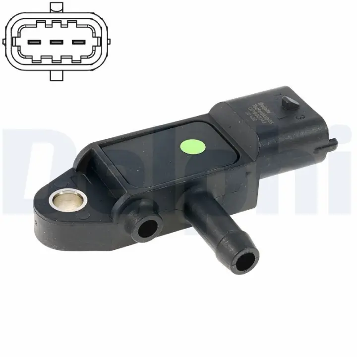 DELPHI OPEL датчик тиску надуву (CR) Astra, Zafira, Vectra, 1,3-1,9CDTI 04- Delphi DPS00048-12B1 (фото 1)
