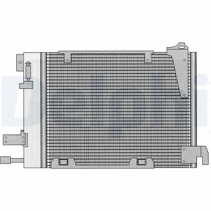DELPHI OPEL Радиатор кондиционера Astra G, Zafira A delphi TSP0225221