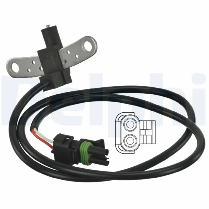 DELPHI RENAULT Датчик оборотов двигателя R19,21,Super S,Rapid,Volvo 340-360 Delphi SS1075612B1 (фото 1)