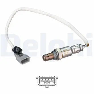 DELPHI RENAULT Лямбда-зонд 4-полосный Dacia Dokker,Duster,Logan,Lodgy,Clio IV,Grand Scenic III,Megane III,Kadjar,Kangoo 12- Delphi ES21071-12B1
