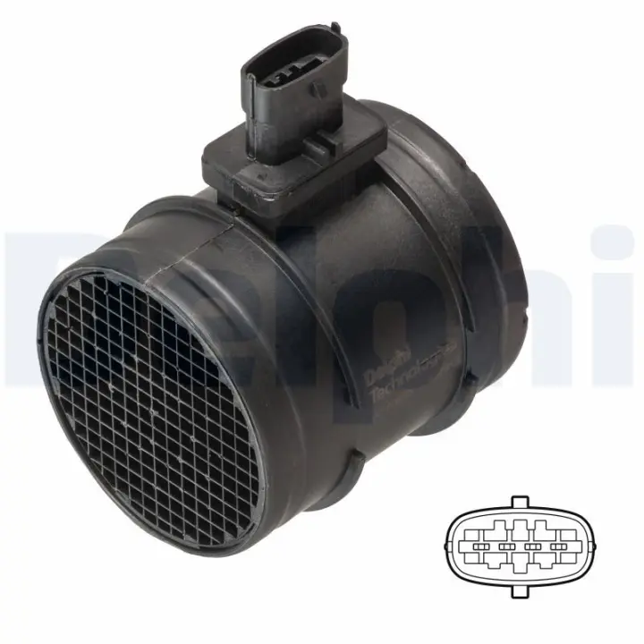 DELPHI витратомір повітря FIAT DUCATO 2.3D,2.0D,3.0D 06- delphi AF1063312B1