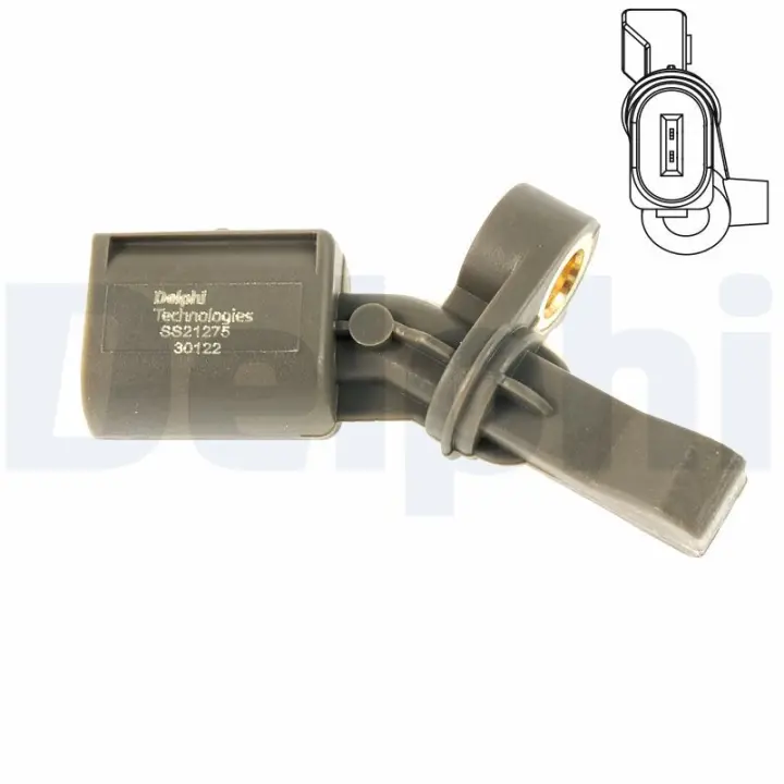 DELPHI VW датчик ABS задн. прав. Polo 17-, AUDI A1 delphi SS21275-12B1