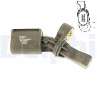 DELPHI VW датчик ABS задн. прав. Polo 17-, AUDI A1 Delphi SS21275-12B1