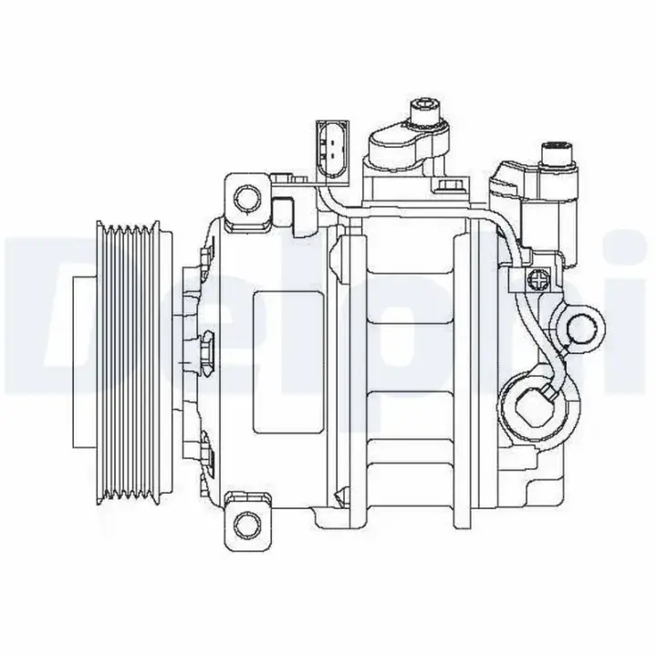DELPHI VW Компрессор кондиционера Audi A8,Q7,Phaeton,Touareg 05- Delphi CS20475 (фото 1)