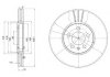 Вентилируемый тормозной диск delphi BG2729