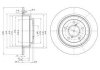 Тормозной диск delphi BG2826