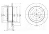 Тормозной диск delphi BG3615