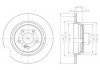 Тормозной диск delphi BG3725