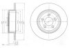 Гальмівний диск delphi BG4074