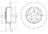 Тормозной диск delphi BG4074