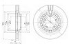 Вентилируемый тормозной диск delphi BG4134