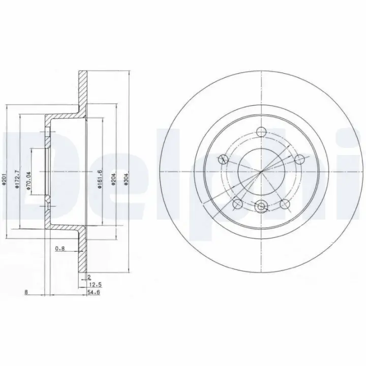 Гальмiвнi диски delphi BG3227C