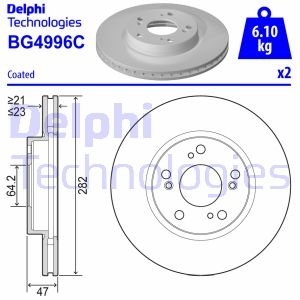 Гальмiвнi диски delphi BG4996C